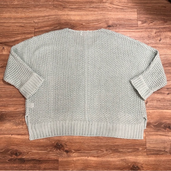 Pink Lily Knit Sweater in Sage - Picture 4 of 6
